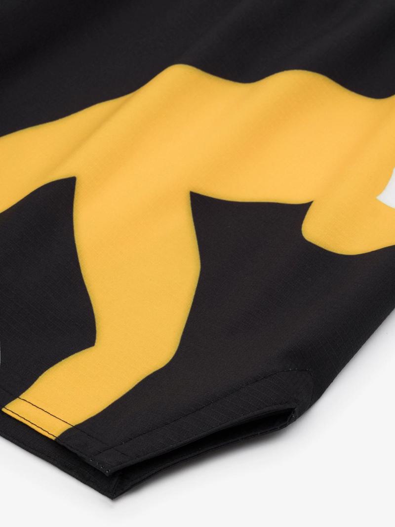 MANTO LOGO classic FIGHT SHORTS-black